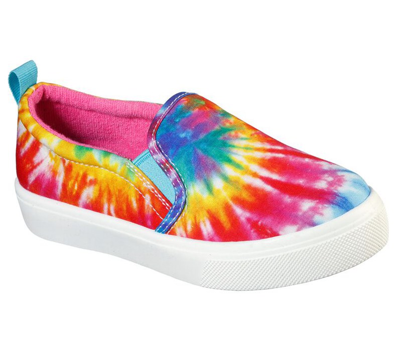 Skechers Poppy - Hippie Hype - Girls Slip On Shoes Multicolor [AU-NZ9114]